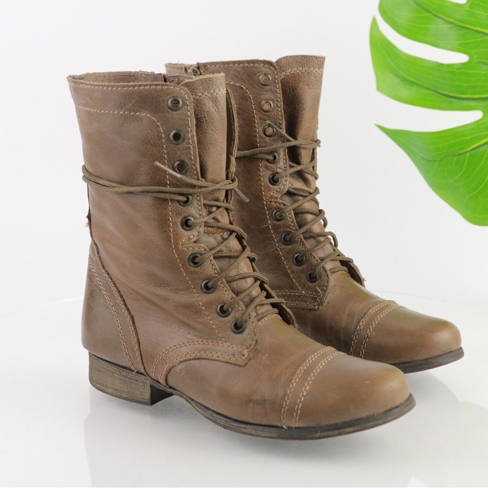 Steve Madden Troopa Boot | Stone Leather | NWOT |